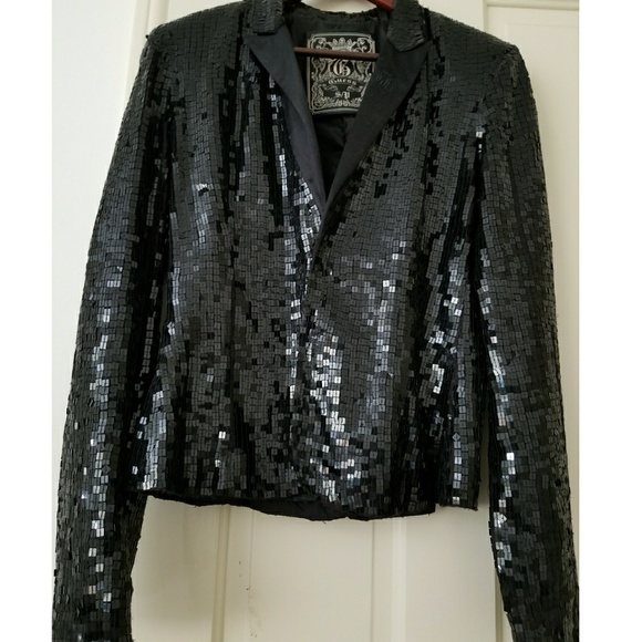 Vintage Guess Sequined Blazer - Picture 1 of 7